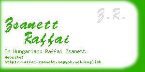 zsanett raffai business card